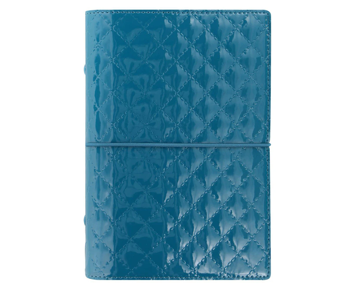 Filofax Domino Luxe Personal Organiser/Planner Diary Notepad Stationery Teal