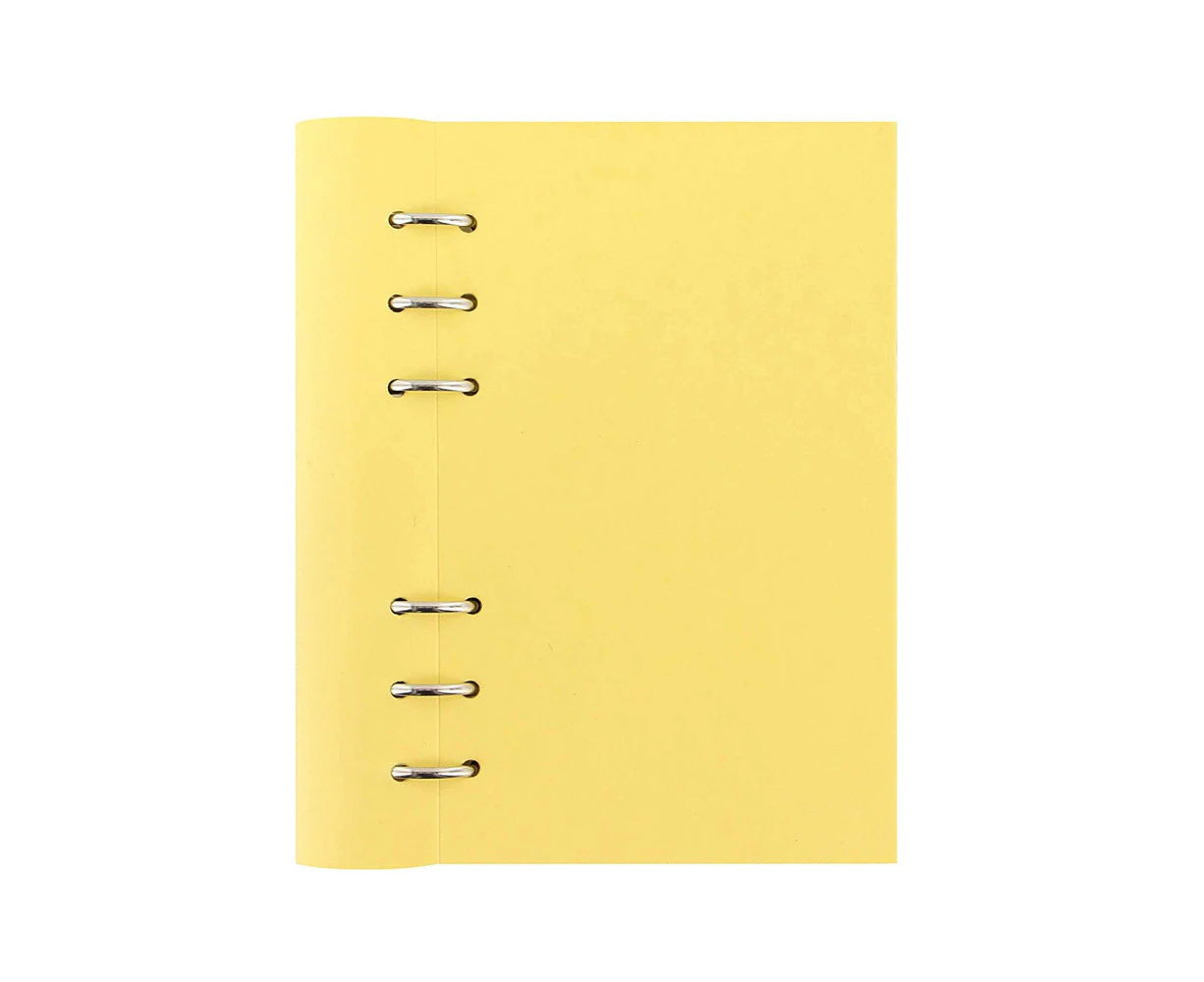 Filofax Classic Pastels A4 Clipbook Organiser Binder Office Stationery Lemon