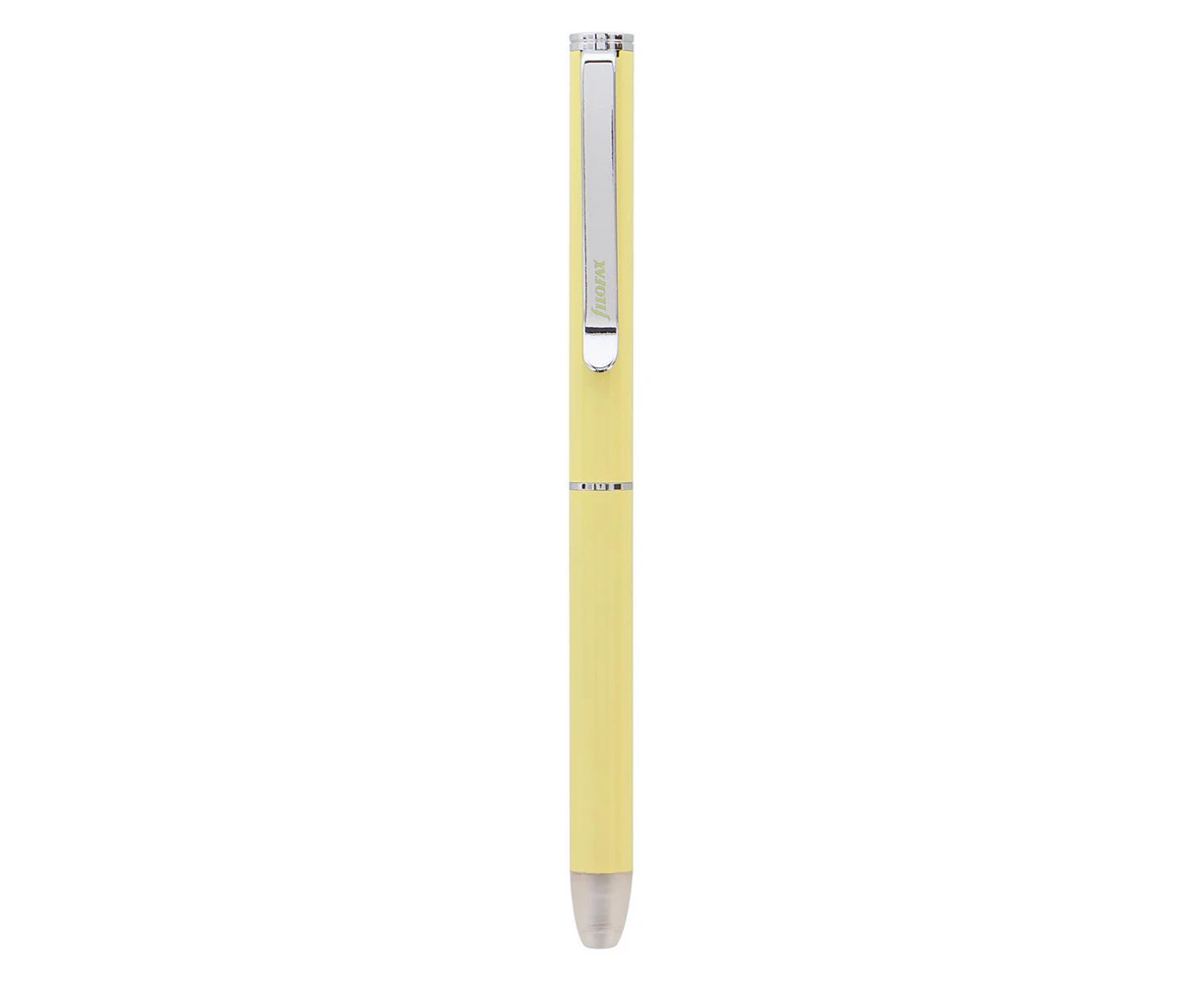 Filofax 13cm Clipbook Erasable Ballpen Write/Sign Office Stationery Pen Lemon