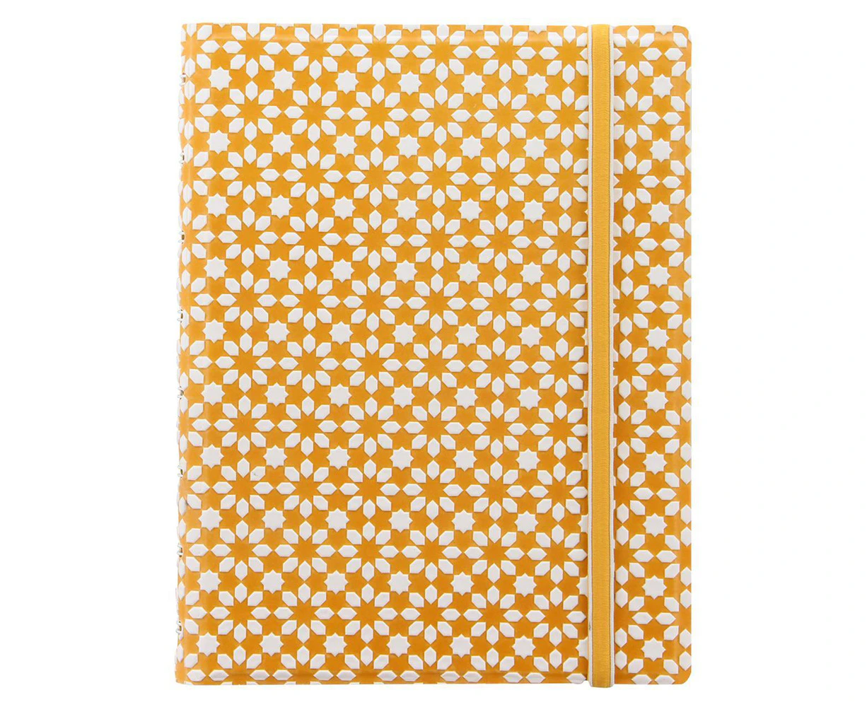 Filofax A5 Impressions Notebook Writing Journal Diary Stationery Yellow/White