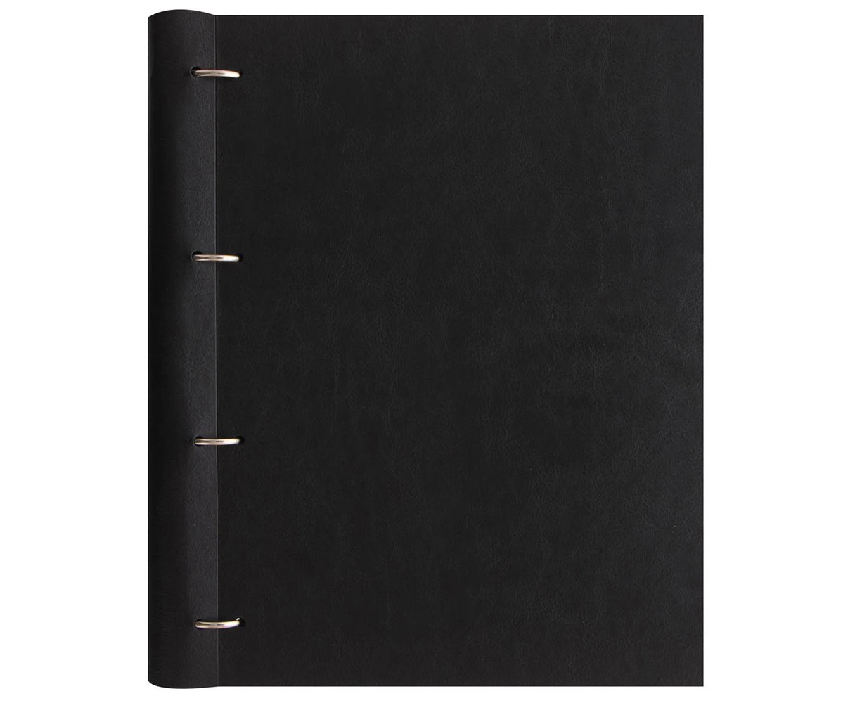 Filofax Classic Clipbook A4 Monochrome Writing Office Personal Organiser BLK