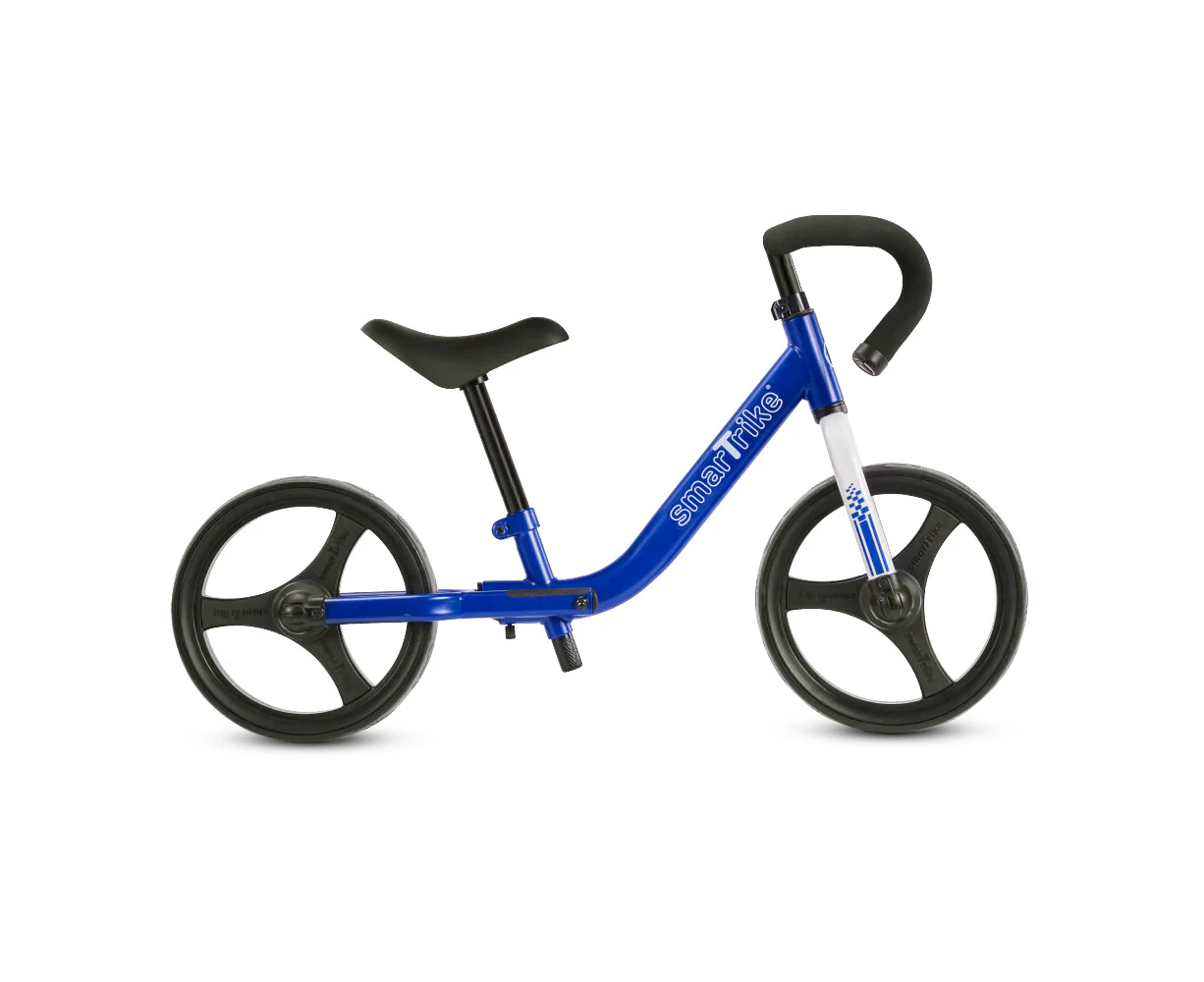 SmarTrike 82cm Folding Balance Bike Ride On Toy w/ Protective Gear Kids 2y+ Blue