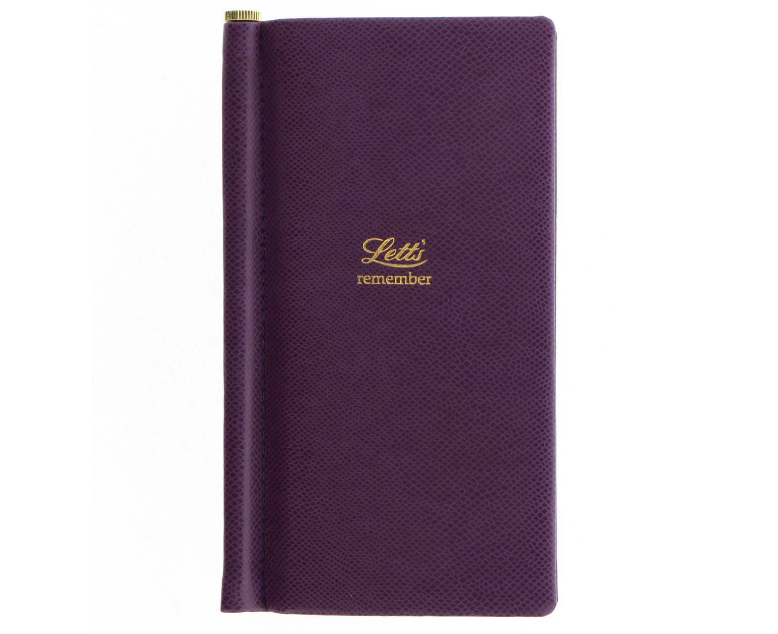 Letts Legacy Slim Password Book Purple Coloured Home Office Stationery