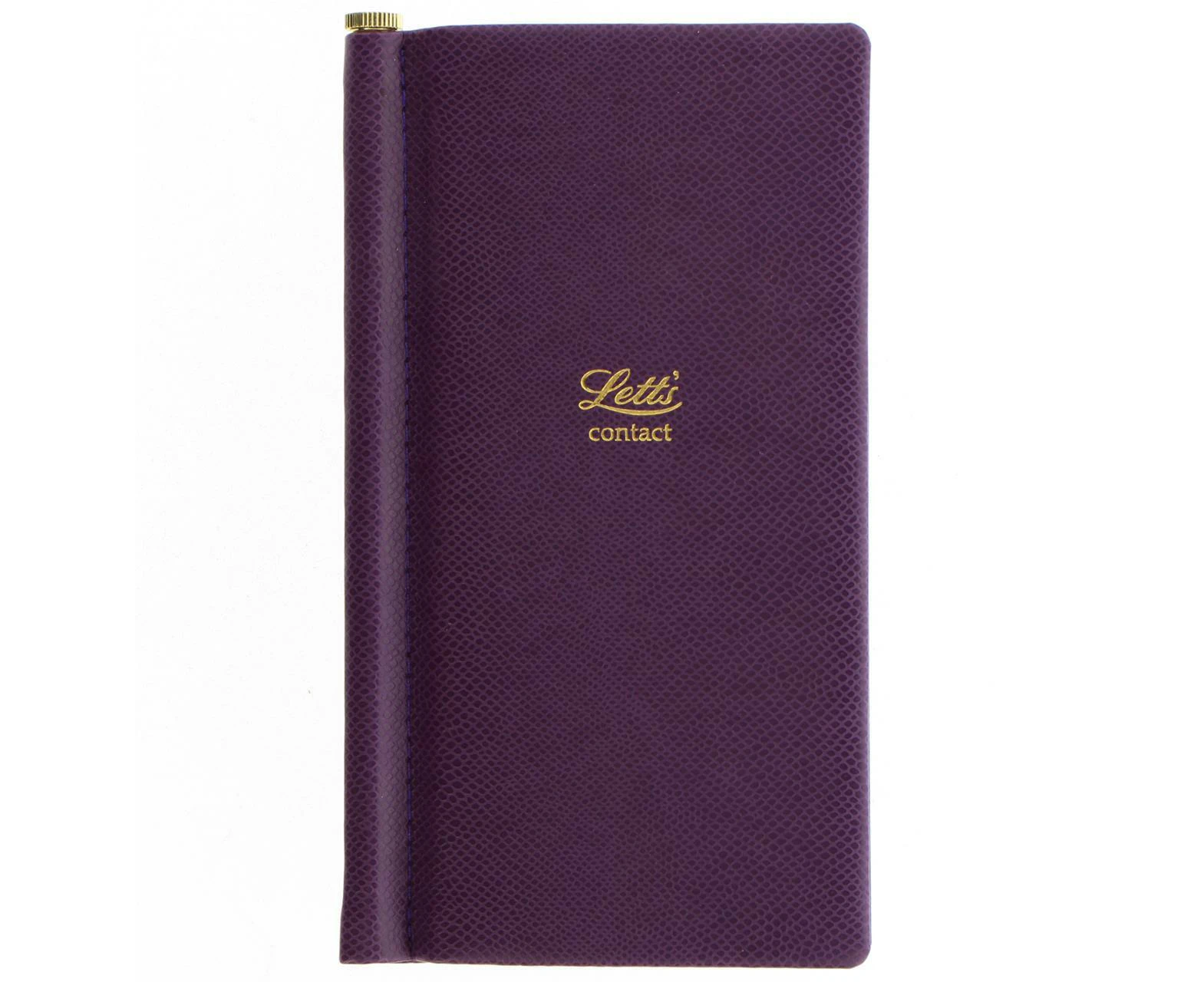 Letts Legacy Slim Address Book Purple Coloured Notebook Home Stationery