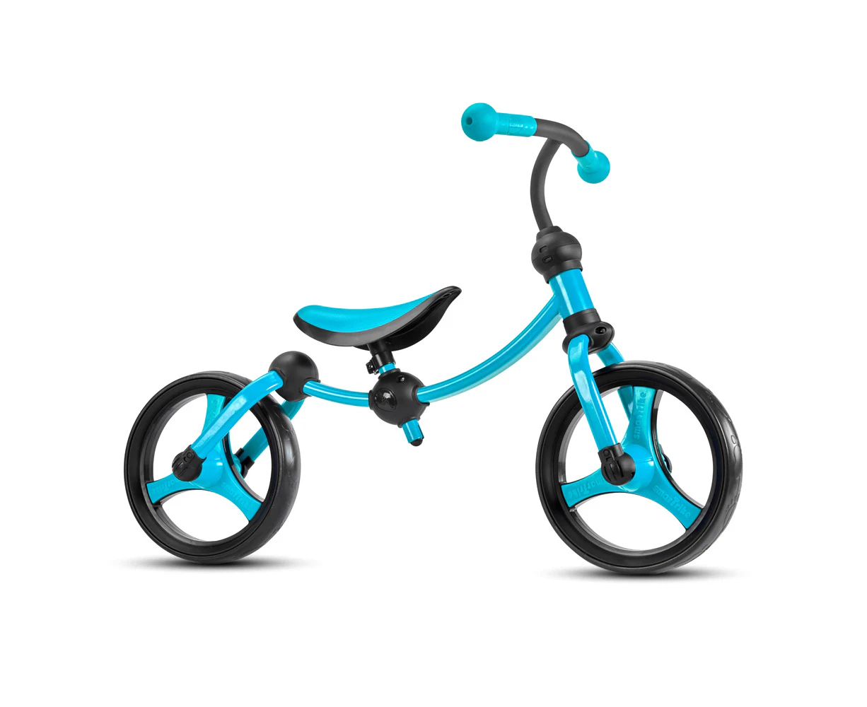 SmarTrike 2 in 1 Childrens Push Ride On Balance/Running Bike Turquoise/Black 2y+