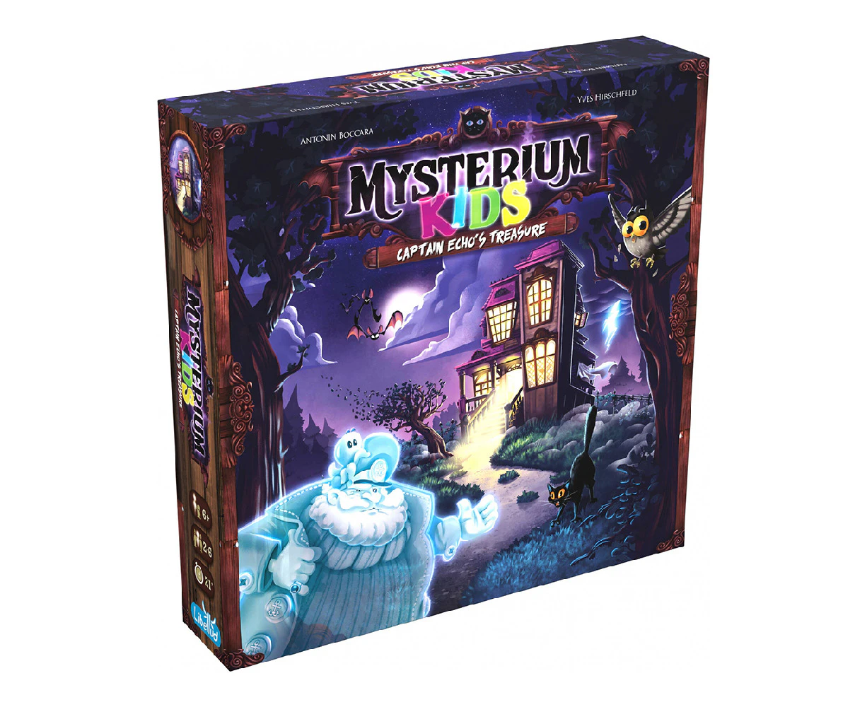 Libellud Mysterium Kids Captain Echo's Treasure Mystery Detective Board Game 6y+