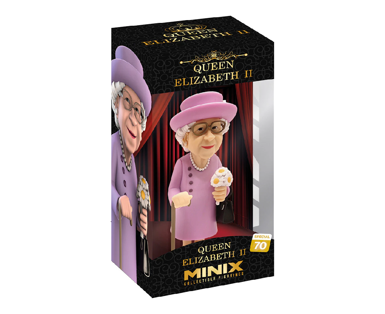 Minix Queen Elizabeth II 12cm Figurine Vinyl Figure Collectible Display Toy