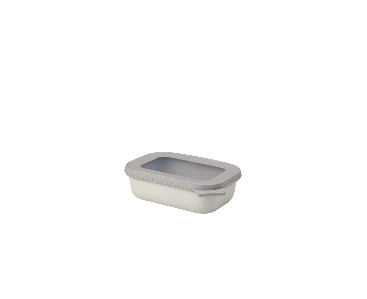 Mepal Multi Cirqula Food Bowl Container w/Lid Rectangle 500ml/17oz Nordic WHT