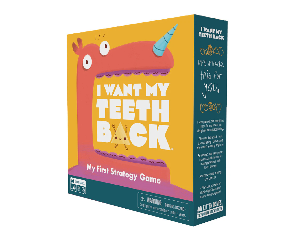 Exploding Kittens I Want My Teeth Back Card Collection Strategy Game Kids 4y+