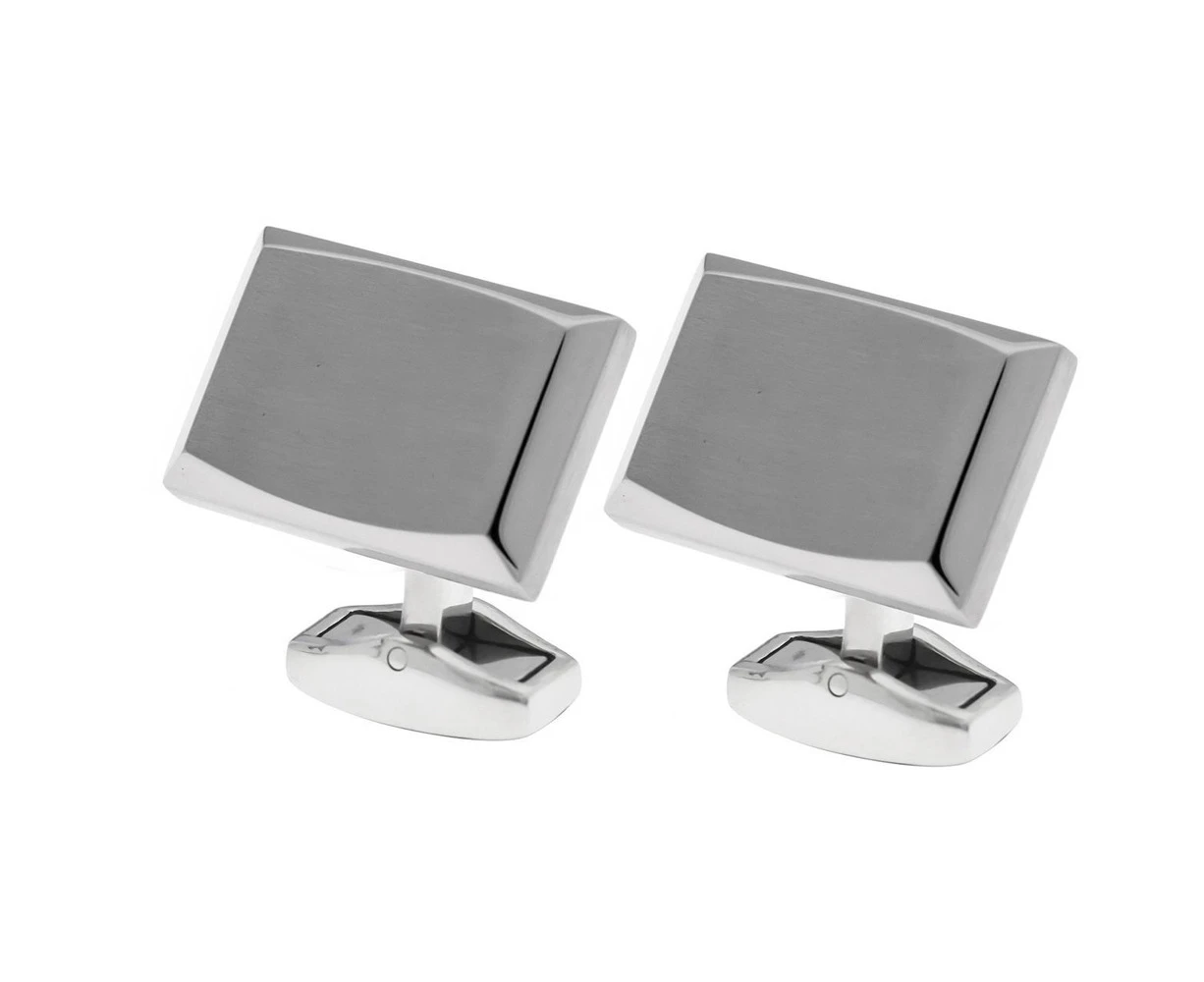 Cross Charles Stainless Steel Cufflinks Formal/Party Wedding Accessory Silver