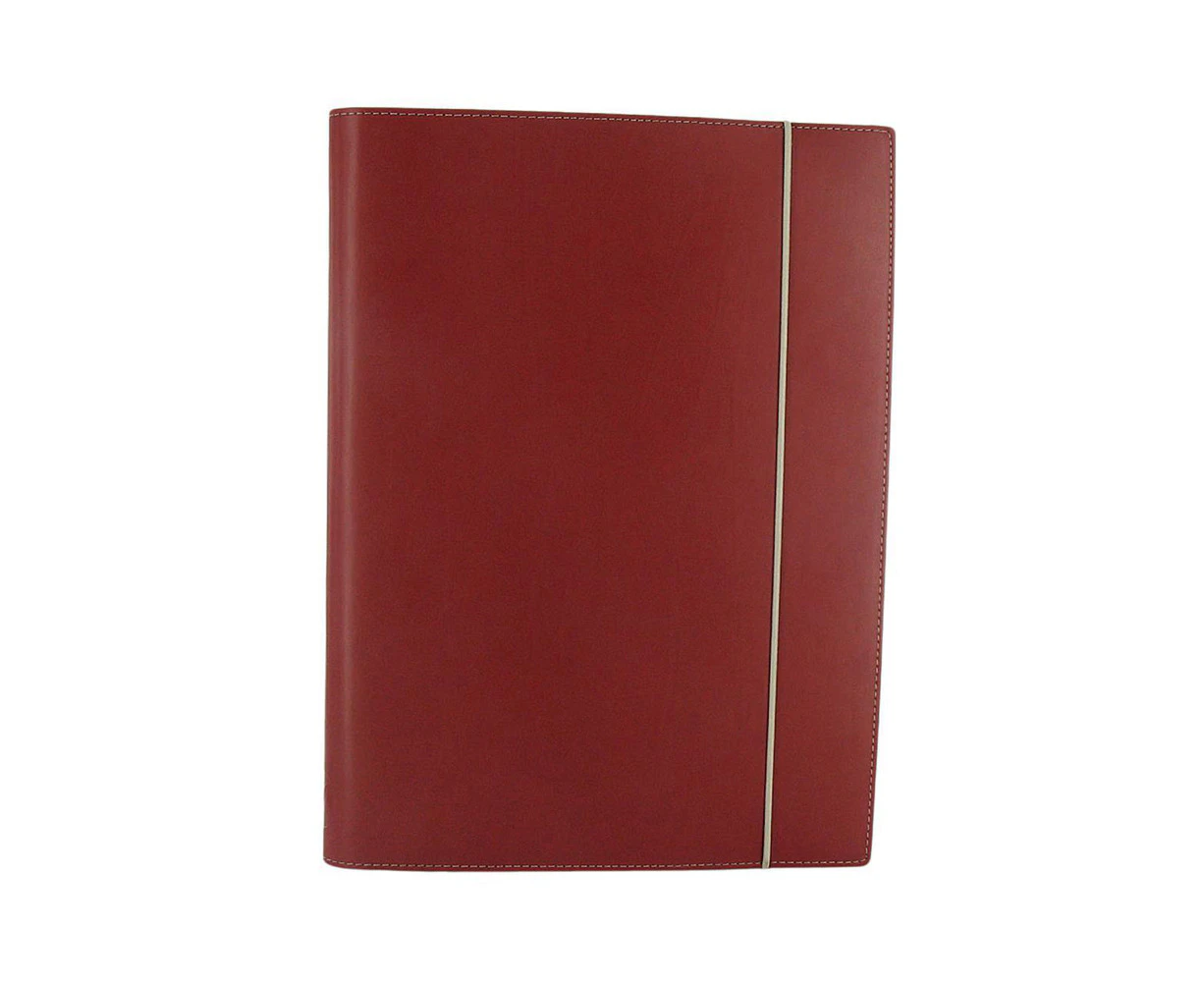 Filofax A4 Domino Conference Folder Folio Carry Case Personal Organiser Red