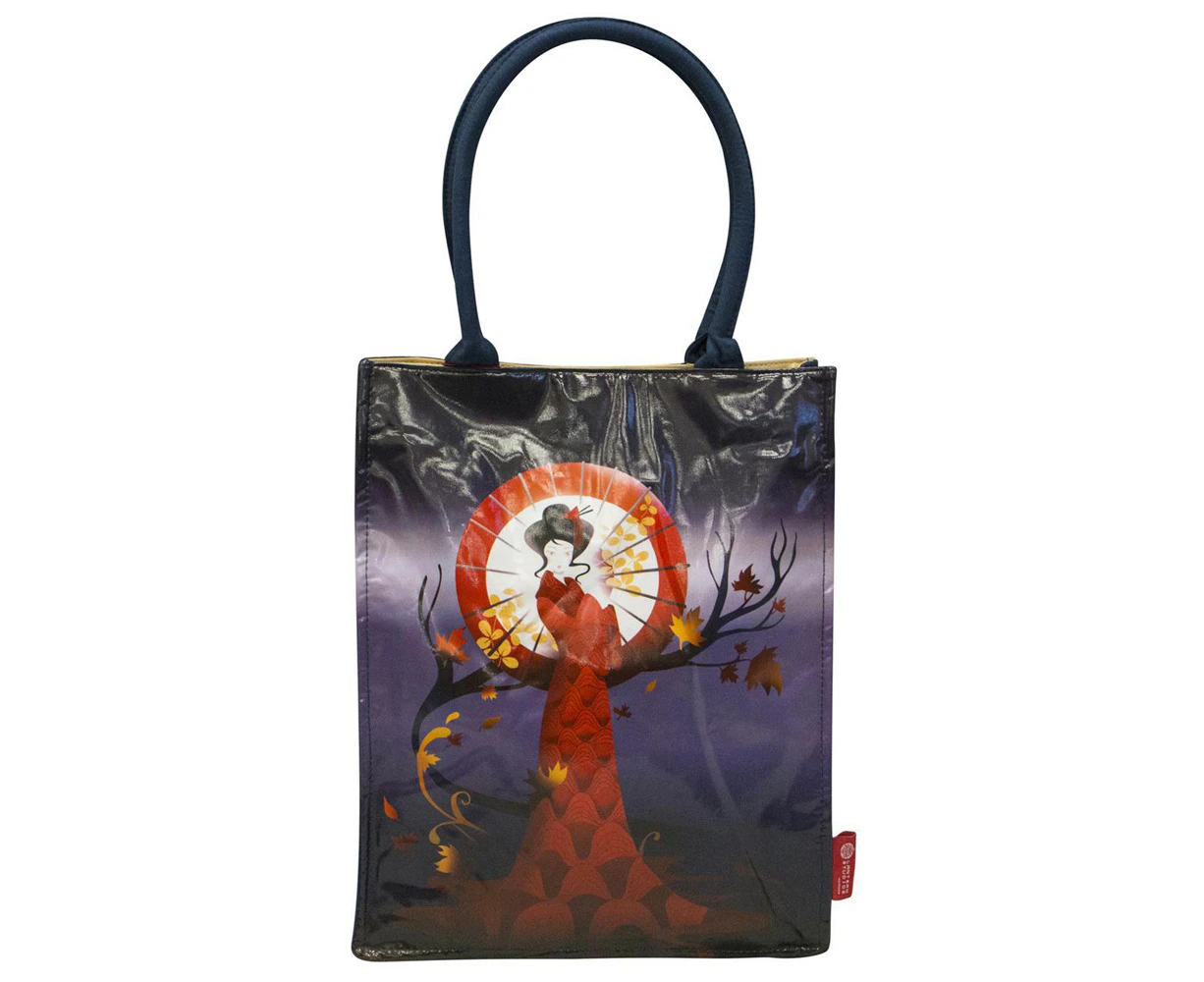 Lantern Studios Nelly Ryan Tote Bag w/ Pocket Shopping Handbag Geisha 40x33cm