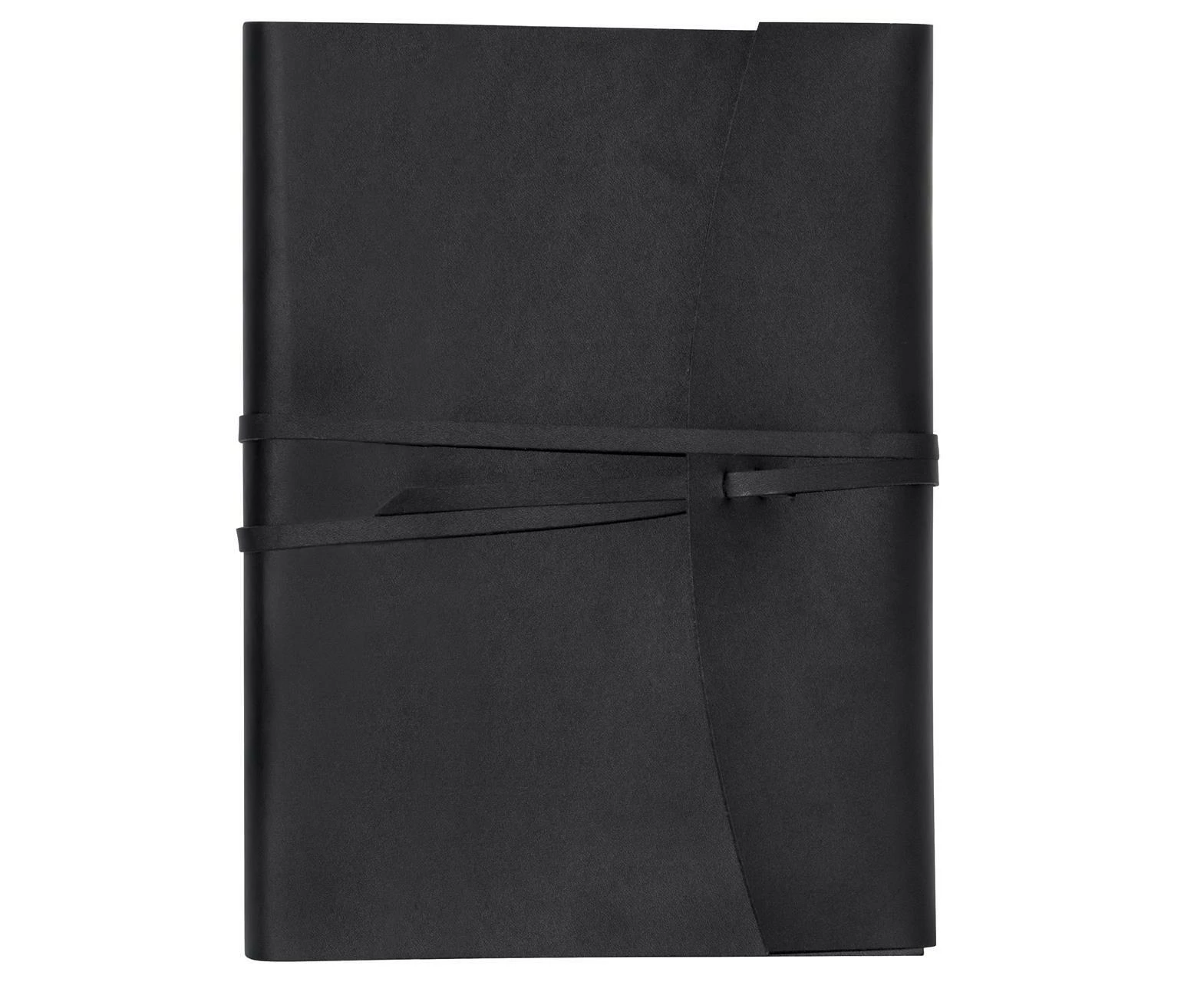 Scripto Premium Stylish A4 Wrap Home Office Meeting Writing Notes Journal Black