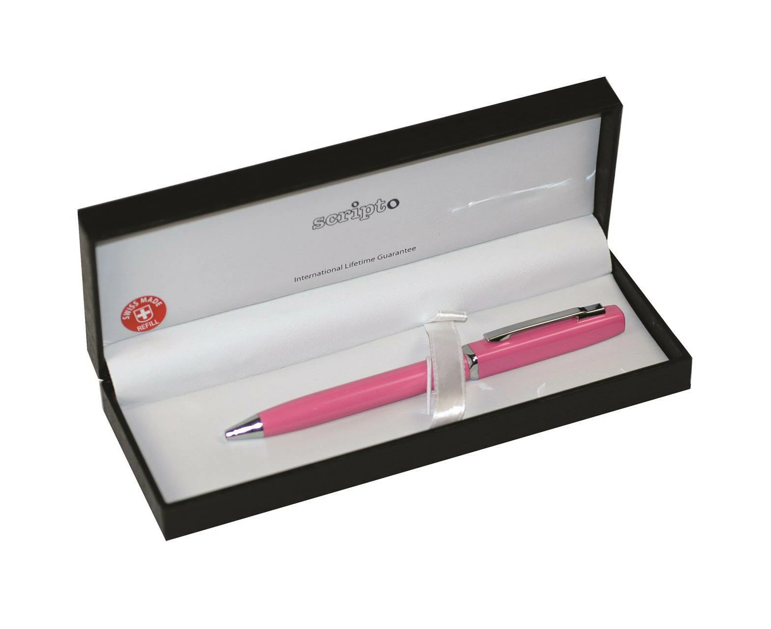 Scripto Slinky Durable Home/Office Strationary Ball Point Pen Pink Boxed