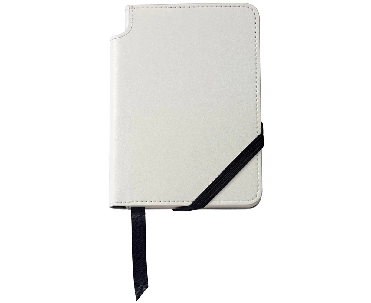 Cross A6 Lined Writing Journal Notebook Stationary w/ Leatherette Cover White