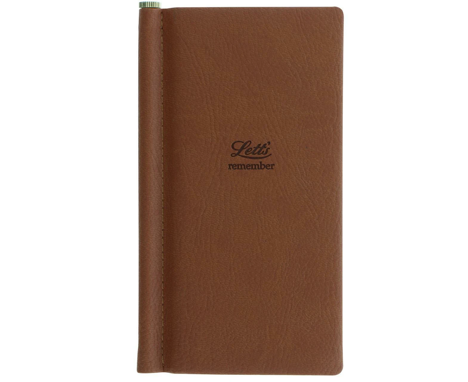 Letts Origins Slim Password Book Tan Coloured Home Office Stationery