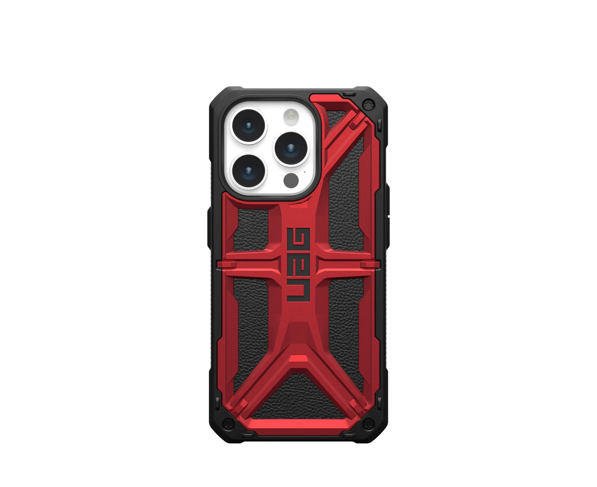 Urban Armour Gear Monarch  Phone Case Mobile Cover For iPhone 15 Pro Crimson