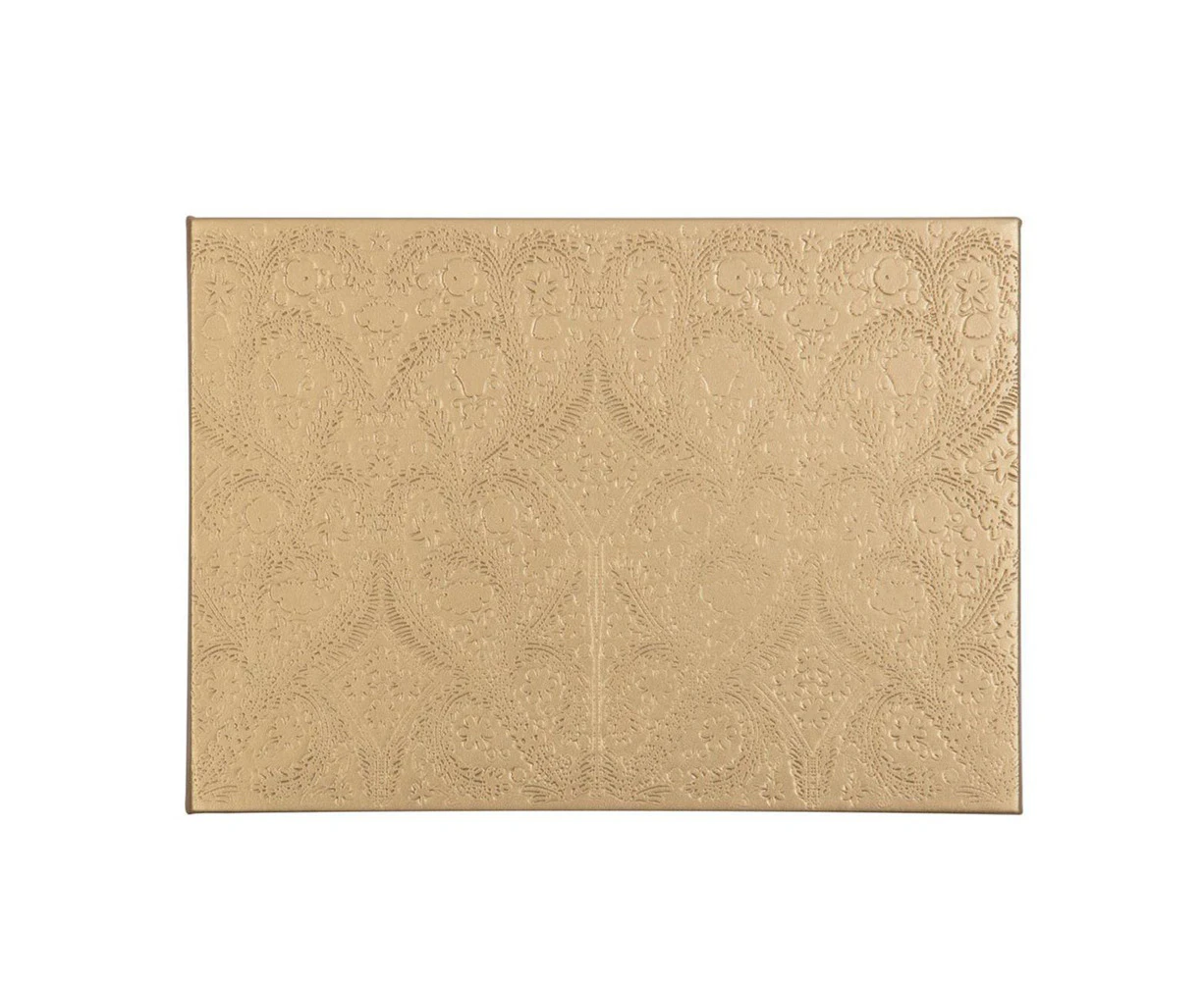 Christian Lacroix Embossed Paseo Guest Book Keepsake Signature Pad Gold 26cm