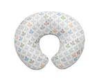 Chicco Nursing Boppy Cotton Slipcover For Baby Breastfeeding Pillow Silverleaf