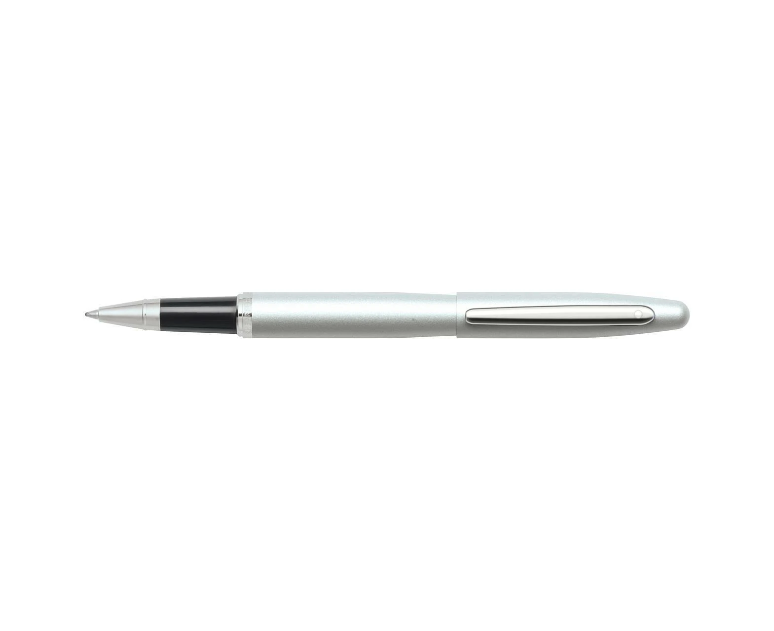 Sheaffer VMF Roller Ball Pen Writing Stationery Med Nib Strobe Silver/Nickel