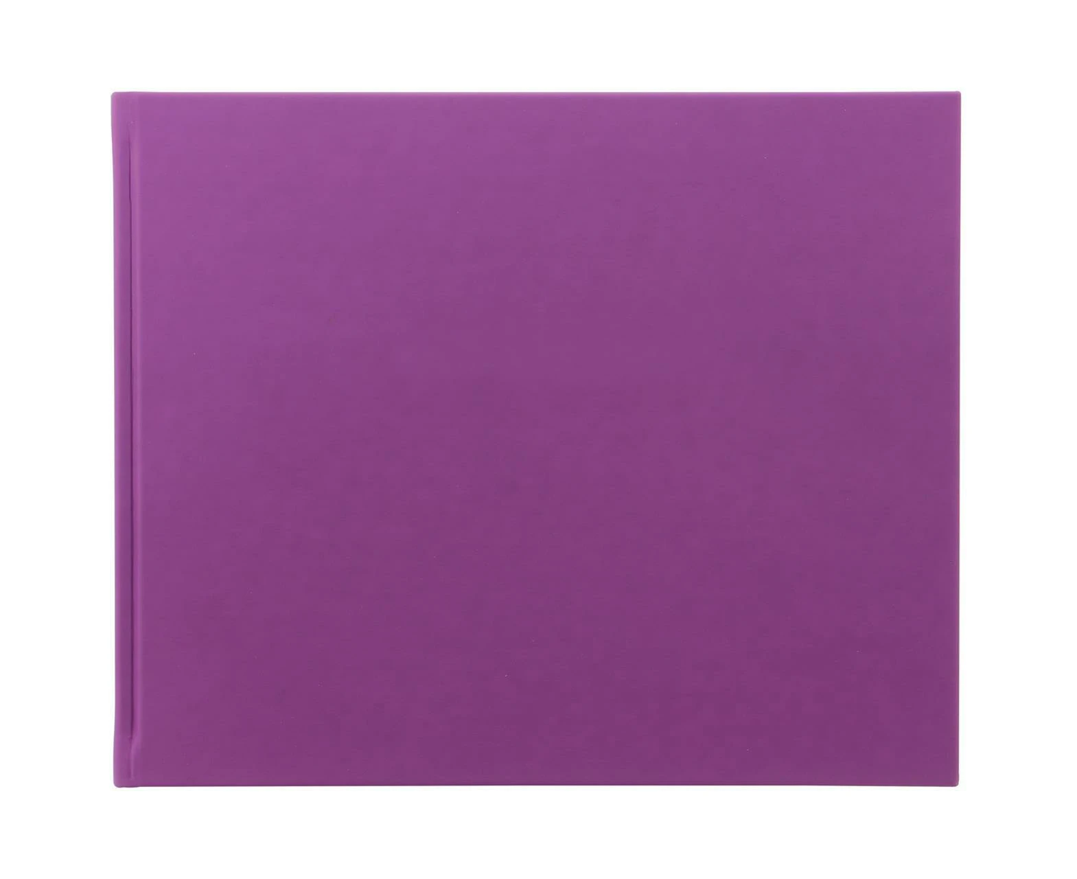 Letts Dazzle Quarto Blank Guest Book Landscape Purple Home Office Stationery