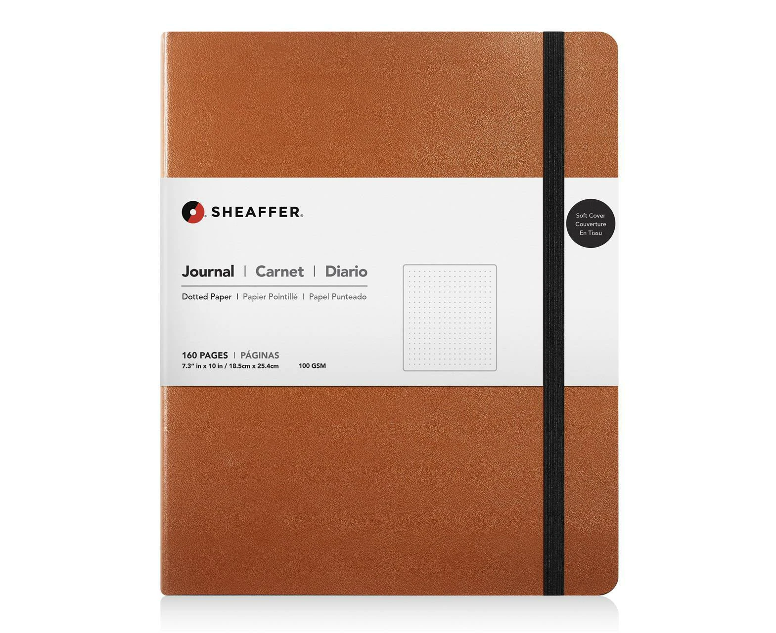 Sheaffer Dotted Journal/Notebook 100GSM Paper Writing Stationery Caramel BRN