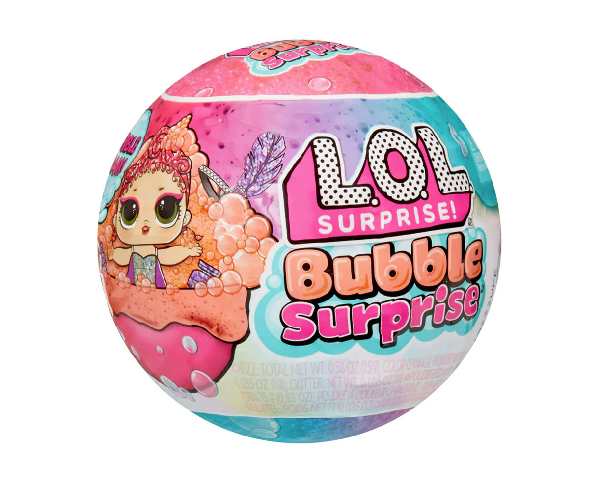 L.O.L. Surprise! Bubble Surprise Kids Dolls Mystery Ball Play Toy Assorted 4+