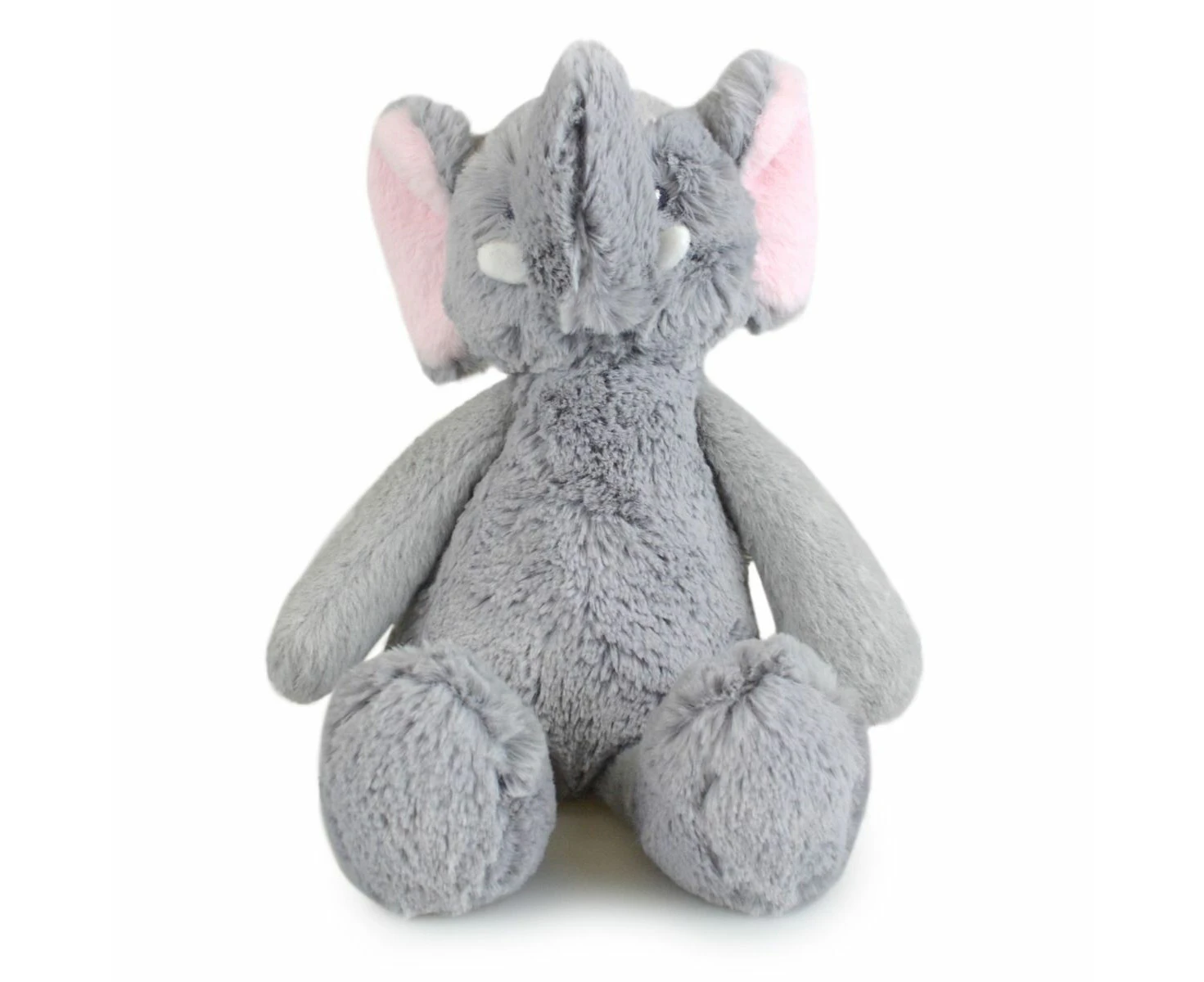 Frankie & Friends 28cm Ella Elephant Soft Animal Plush Stuffed Toy Kids 3y+ Grey