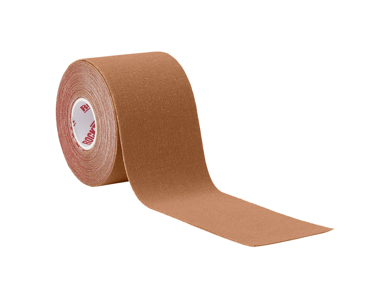 Rocktape All Tones Extra Sticky Kinesiology Skin Sport Adhesive Tape Chestnut 5m