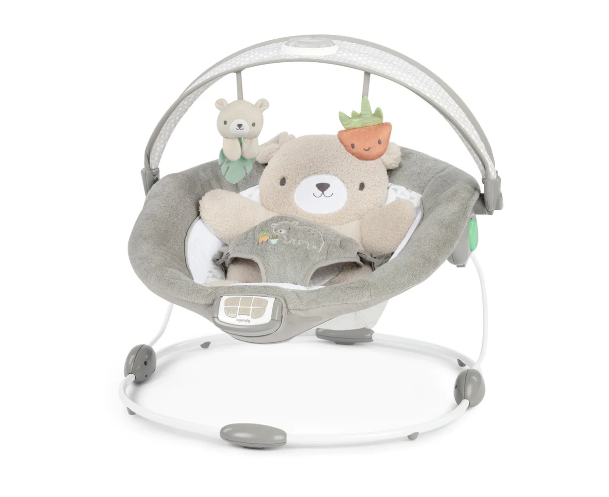 Ingenuity Inlighten Baby/Infant/Newborn Automatic Bouncer Rocker Nate 0-6m