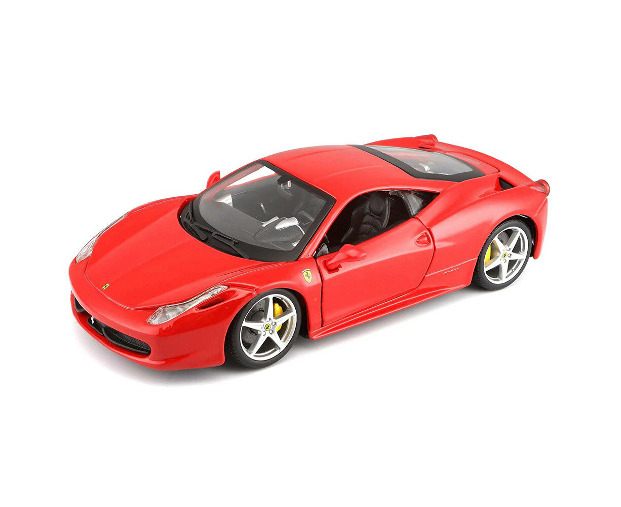 Bburago 1:24 Ferrari Race & Play 458 Italia Car Diecast Vehicle Kids Toys 3y+ RD