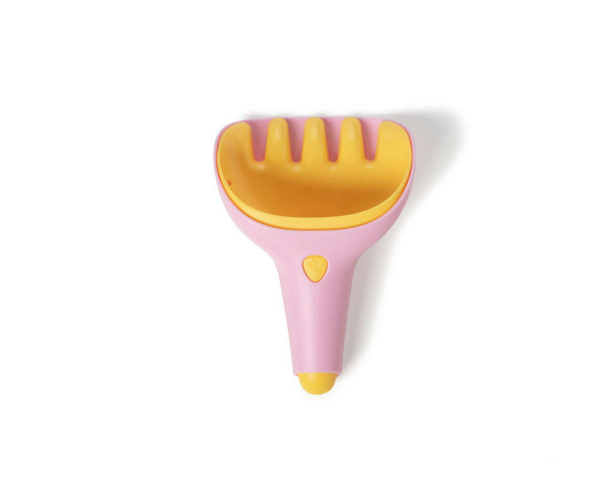 Quut Raki Kids/Childrens Gardening Rake + Scoop Toy - Banana Pink 10m+