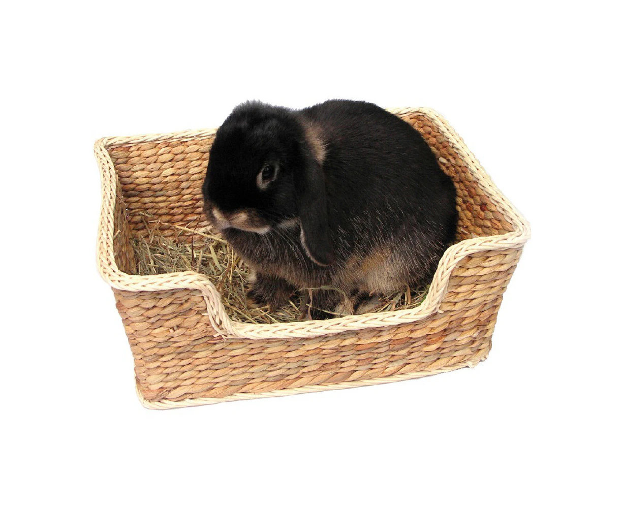 Rosewood 33x26cm Chill N Snooze Rabbit/Ferret Sleeper Small Pet Bed Natural