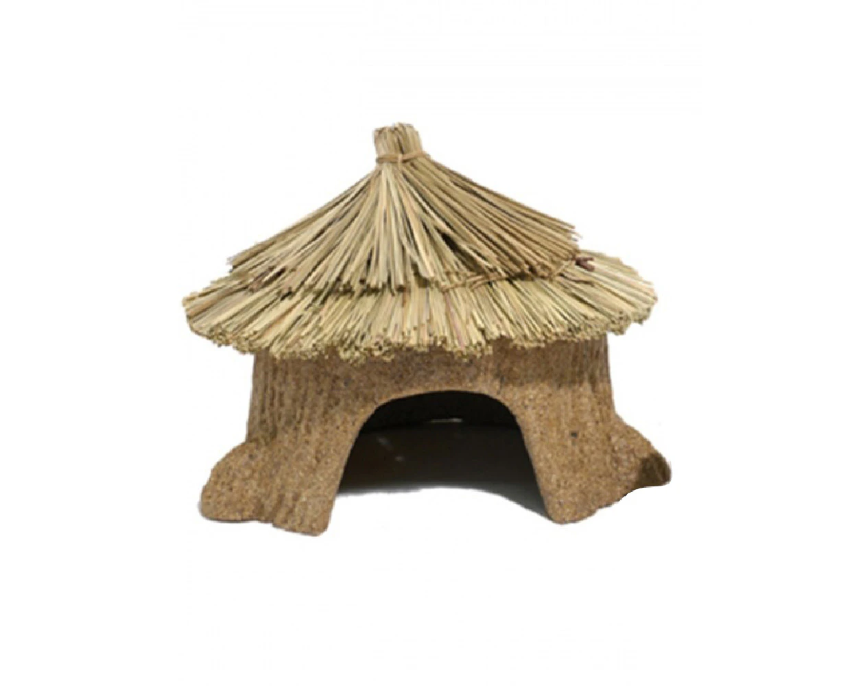 Rosewood Edible Wood Pet Hideaway Hamster/Mice/Gerbils Play Shack Natural Assort