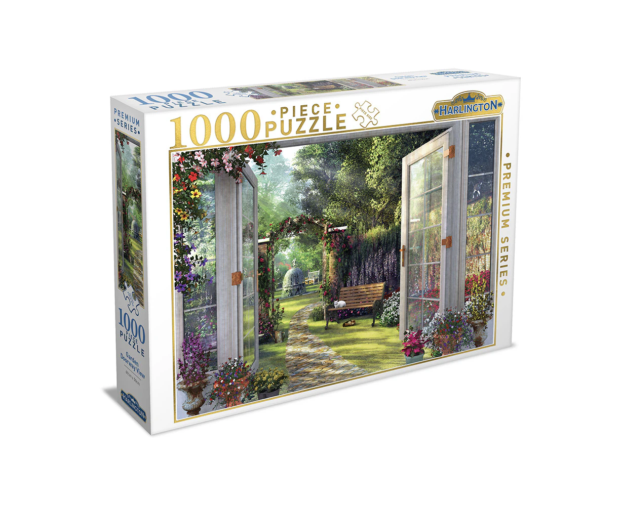 1000pc Harlington Family/Childrens Jigsaw Puzzle Garden Doorway View 8y+ 69x50cm