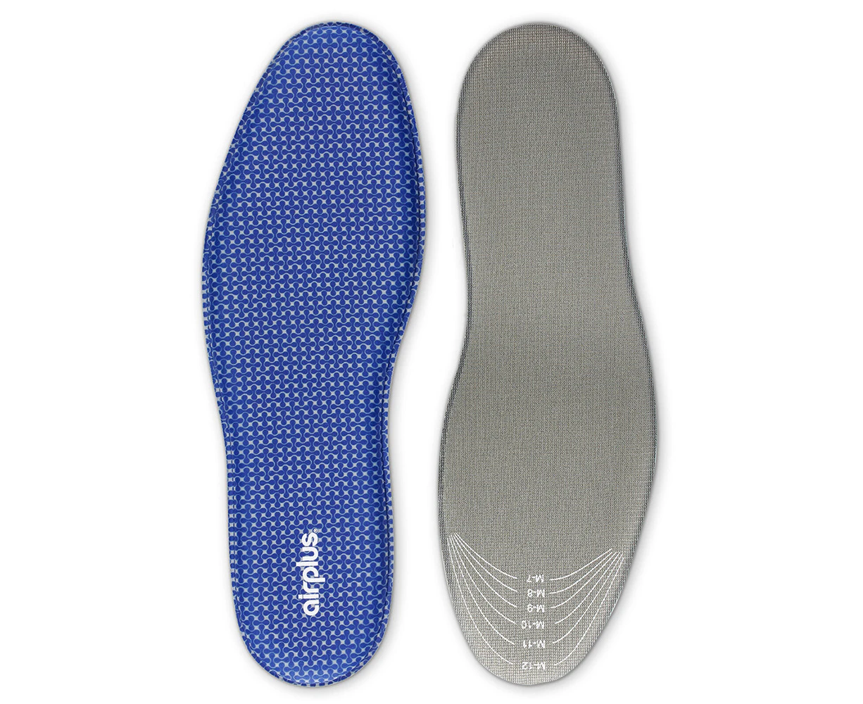 Airplus US Men 7-13 Memory Plus Comfort Insole Anti-Fatigue Foam Cushion Inserts