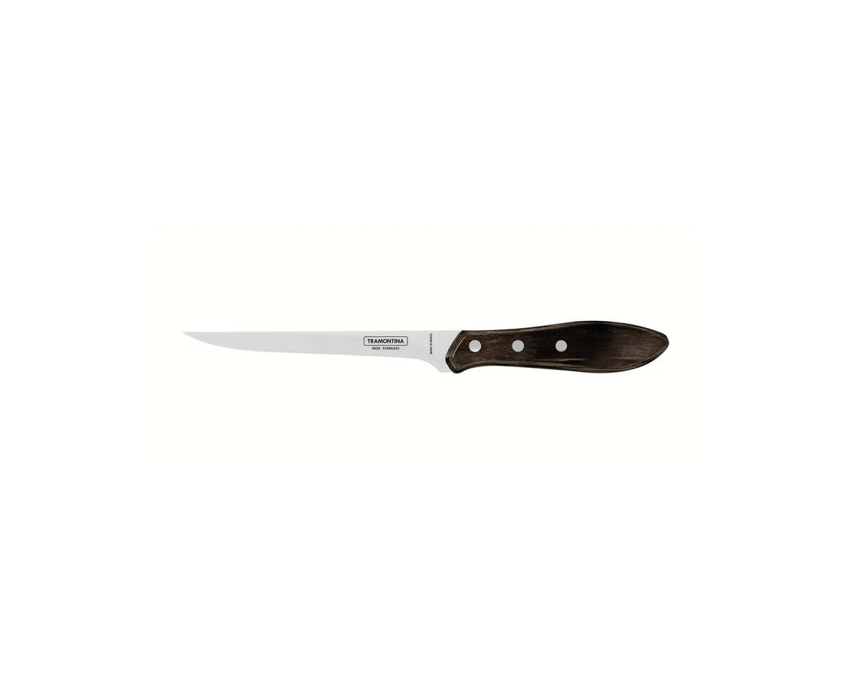 Tramontina 15cm Churrasco Fillet Polywood Stainless Steel Kitchen Chef Knife