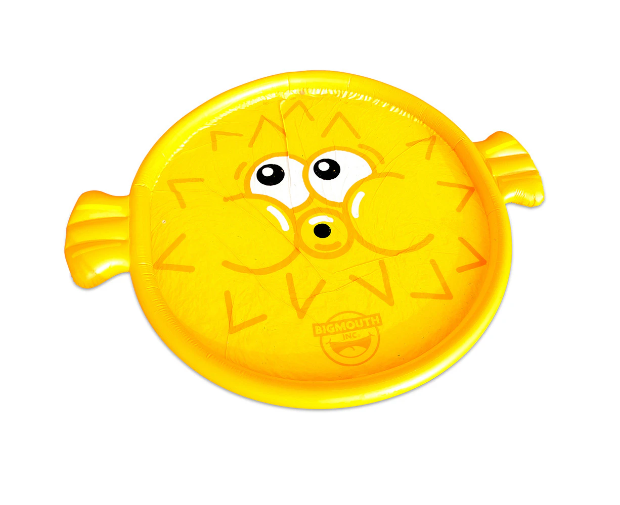 BigMouth Inc. Inflatable Pufferfish Splash Pad Kids Outdoor Water Sprinkler Fun