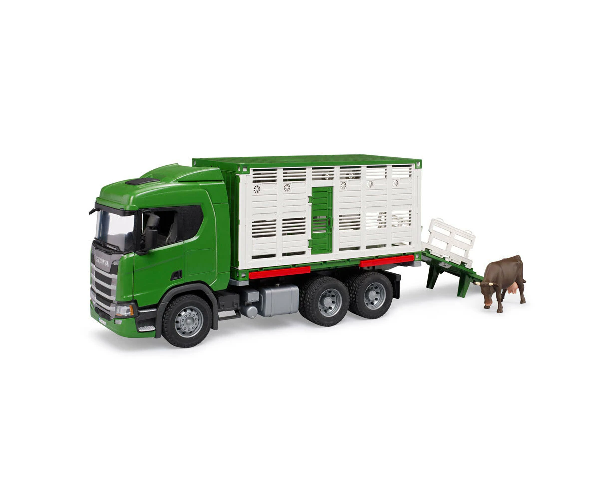 Bruder 1:16 Scania Super 560R Cattle Transporter Set Scale Model Kids Toy 3y+