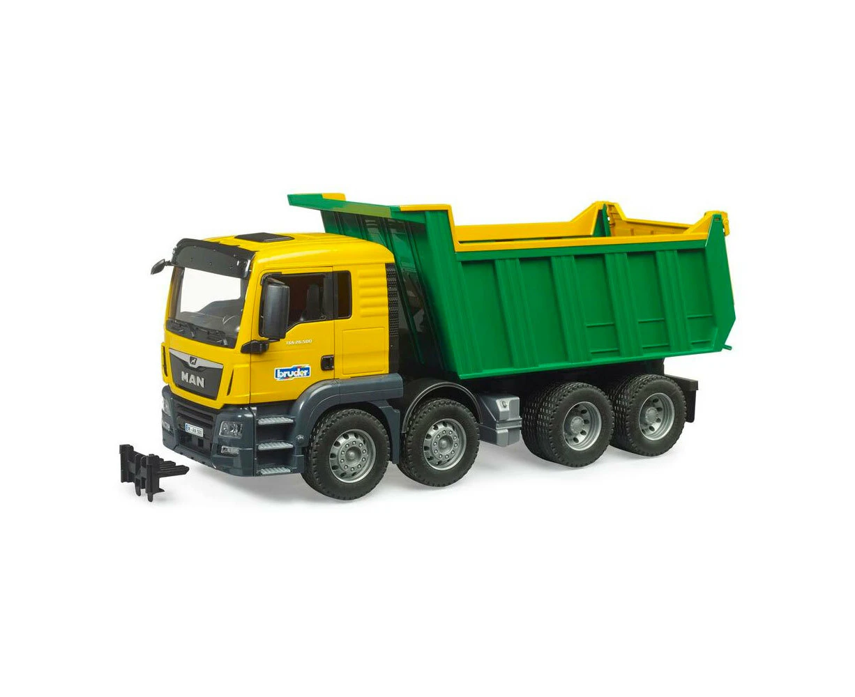 Bruder 1:16 Man TGS Construction Tipper Dump Truck Model Kids Play Toy Set 3y+