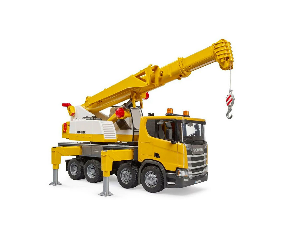 Bruder 1:16 Scania Super 560R Liebherr Crane Truck Scale Model Set Kids Toy 3y+