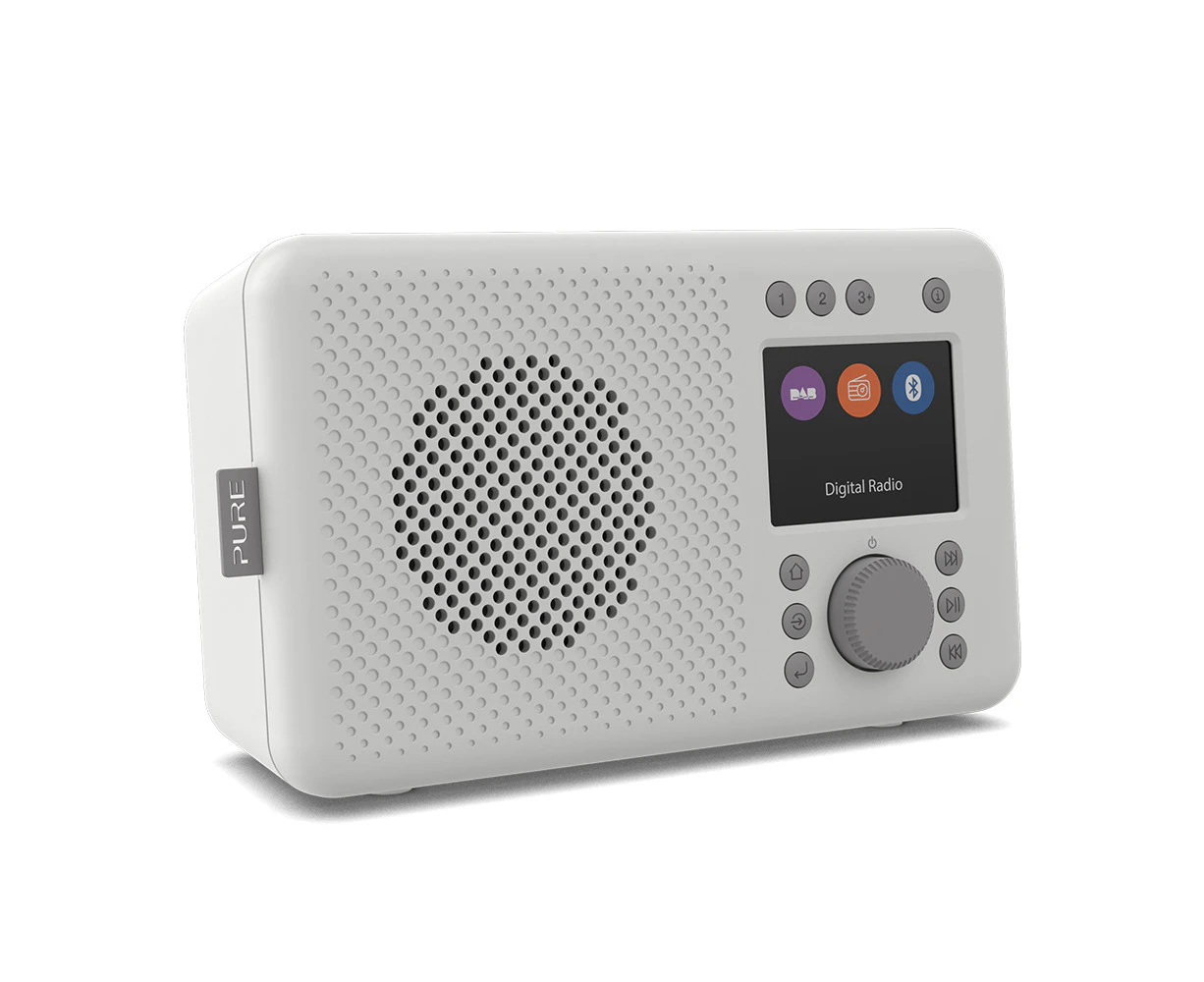 Pure Elan 18.7cm Portable Bluetooth DAB+/FM Radio Audio Sound w/Alarm Stone Grey