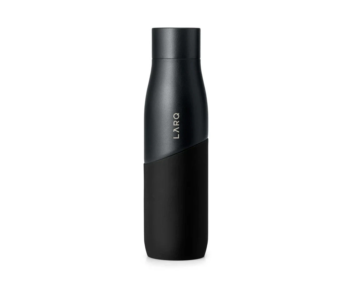 LARQ PureVis Movement Water Drink Bottle Black/Onyx 710ml/24 oz With UV-C Light