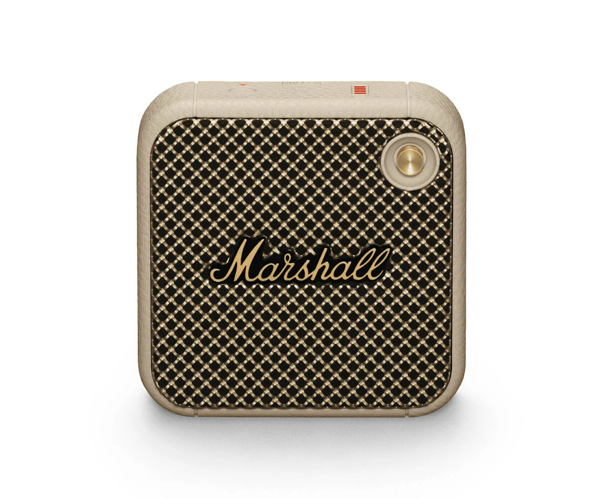 Marshall Willen IP67 Portable Pocket-Size Bluetooth Speaker w/Microphone - Cream