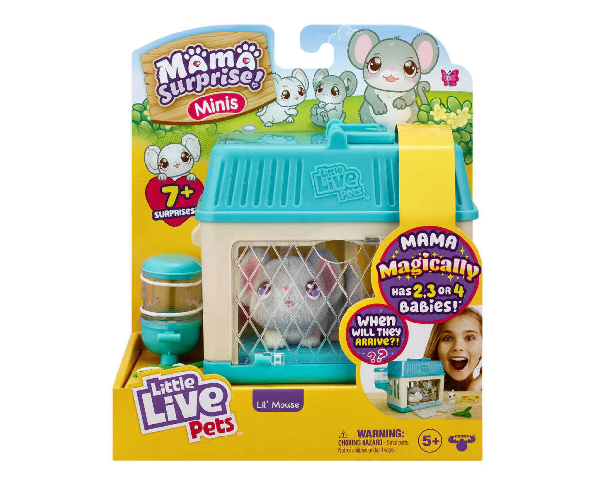 Little Live Pets Mama Surprise Season 2 Mini Playset Lil' Bunny Kids Toy 5y+