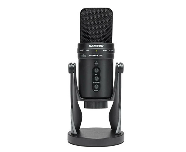 Samson Audio USB Condenser Microphone Cardioid Gaming/Music Recording Mic Black