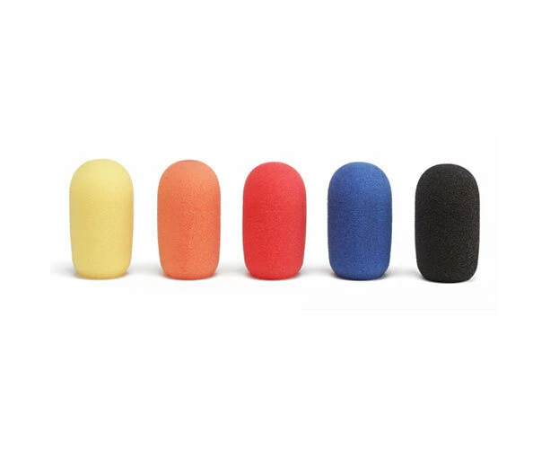 5PK Samson Audio Windscreens Foam for QE Headset/Headphones Microphone Assorted