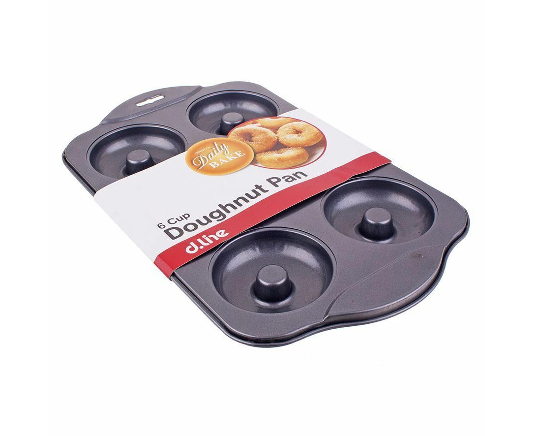 Daily Bake Non Stick 6 Cup Doughnut Pan Dough Nut Baking Mould Mold Tray Pan