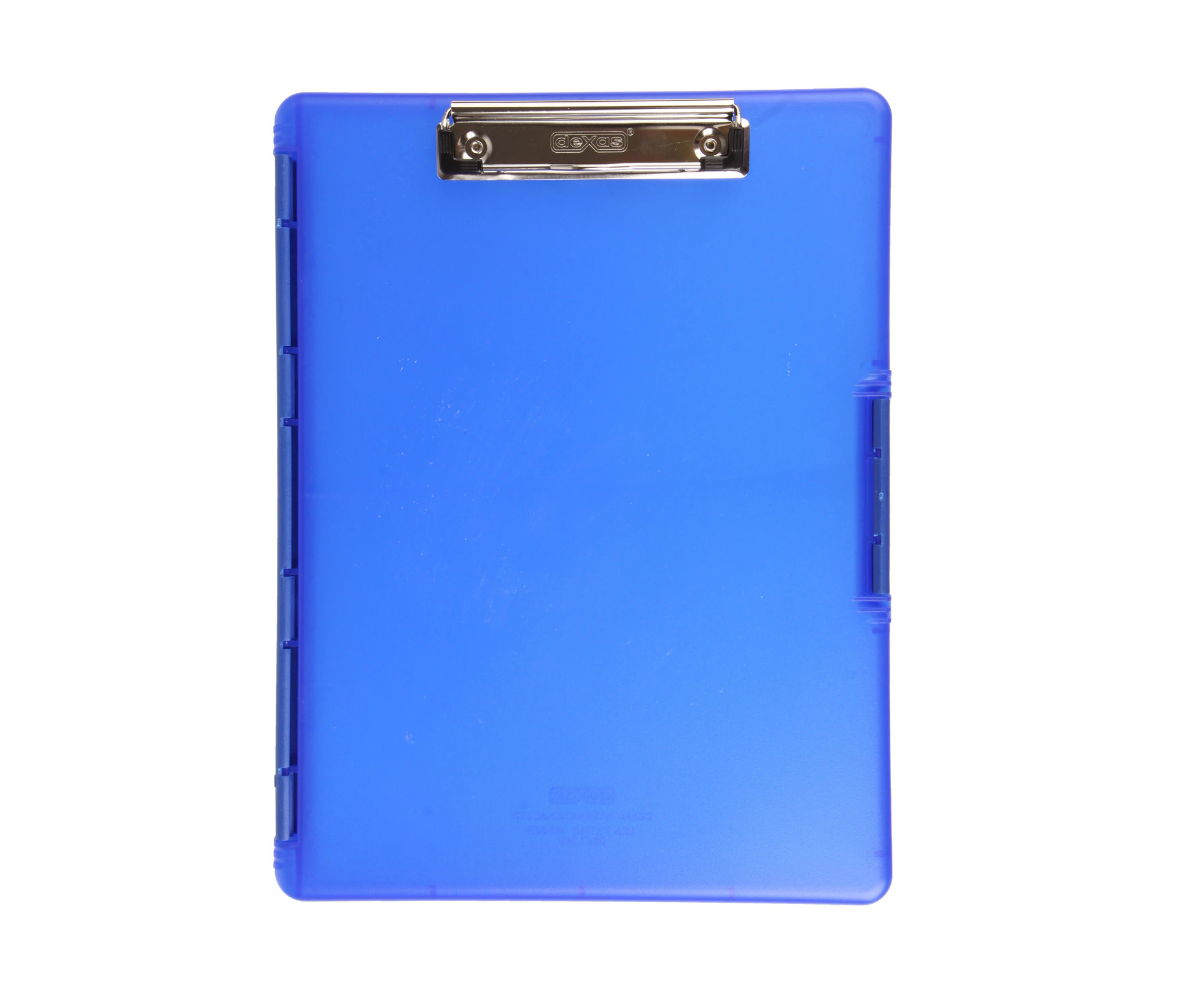 Dexas Slimcase 2-Side Open A4 File Clipboard Document/Paper Holder Royal Blue