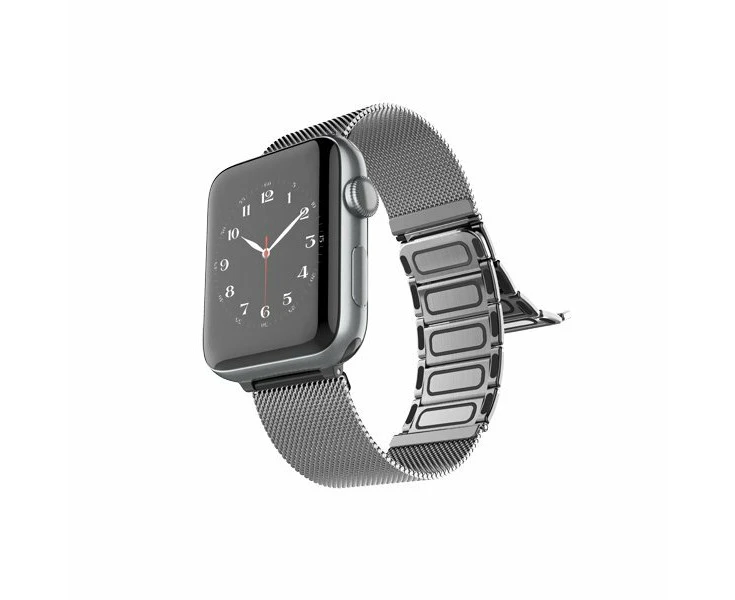 X- Doria Raptic Classic Stainless Steel Band For Apple Watch 42/44mm Silver